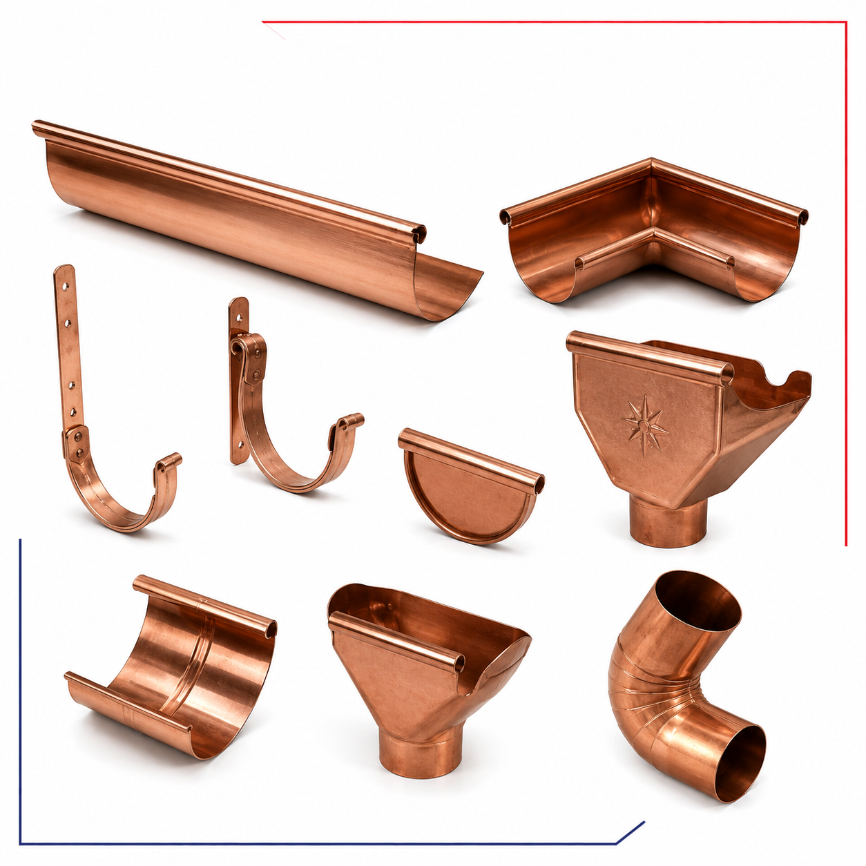 Accessoire gouttière cuivre — Eaux pluviales