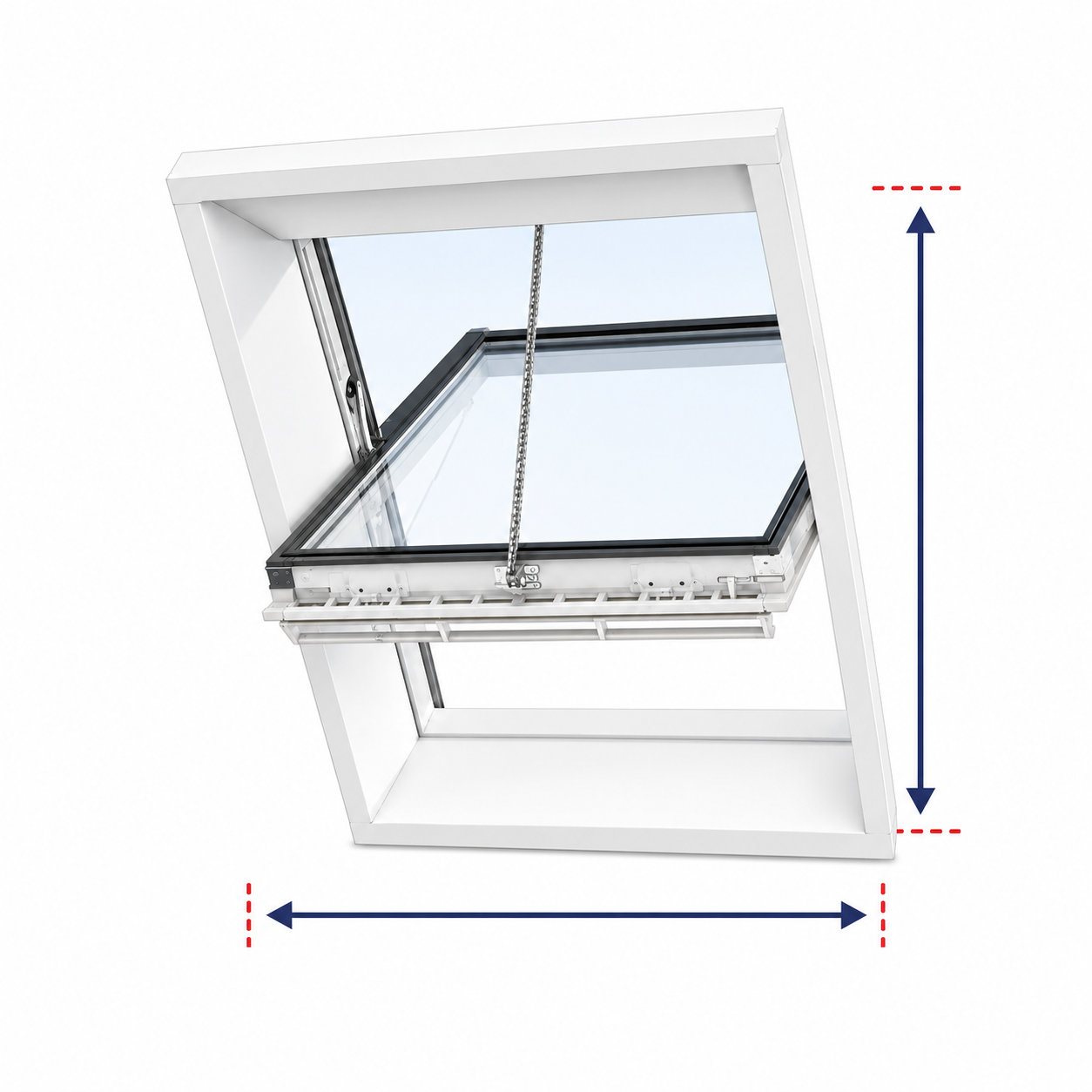 Dimensions VELUX — Fenêtres de toit & désenfumage